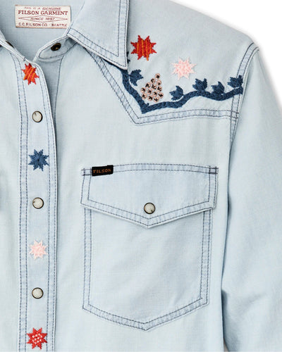 Women's Embroidered Western Shirt
