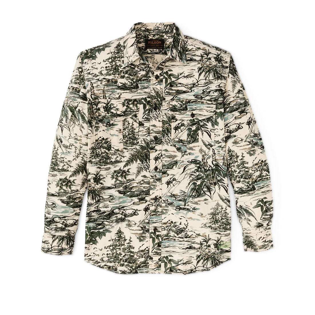 Filson X Housefly Washed Feather Cloth Shirt