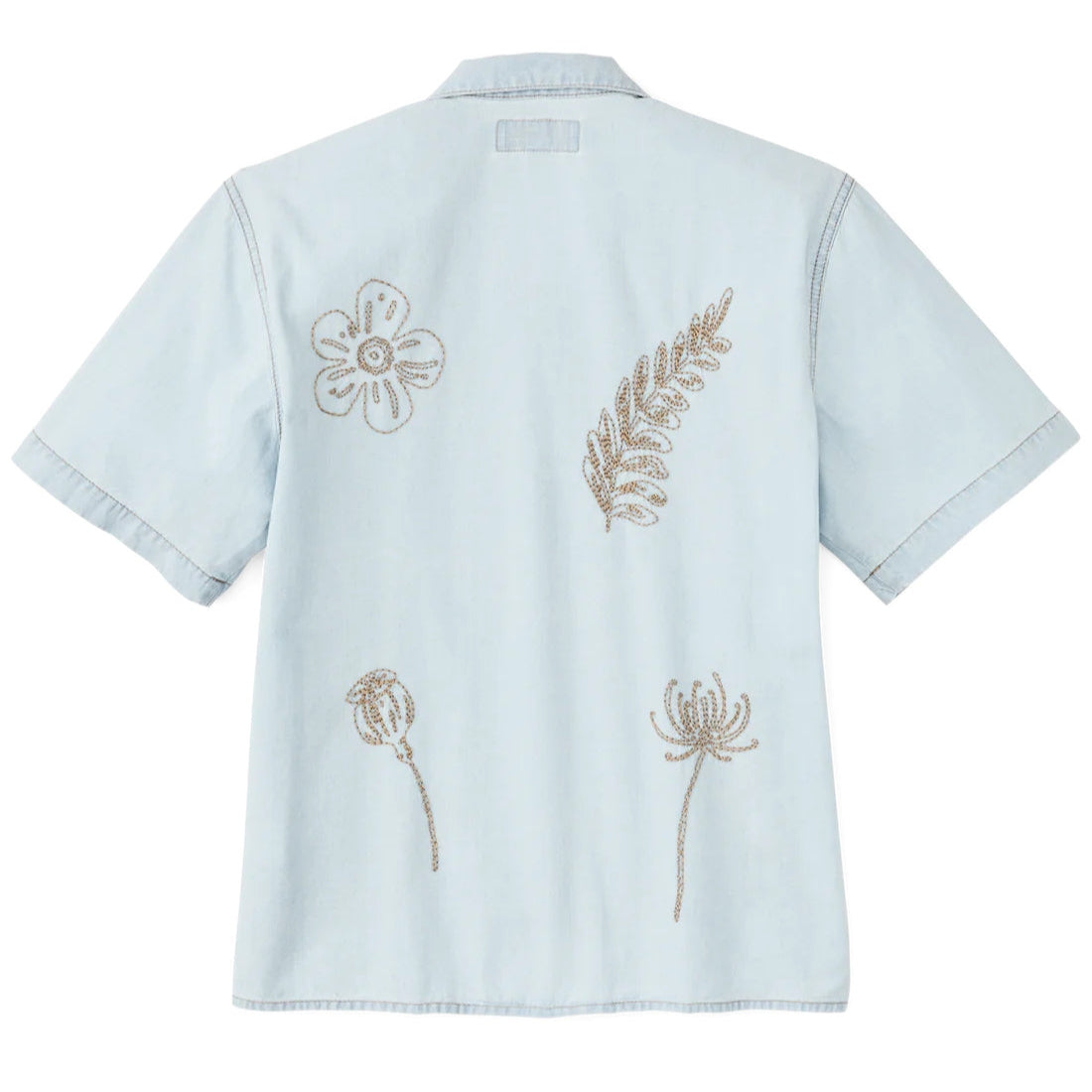 Women's S/S Embroidered Camp Shirt