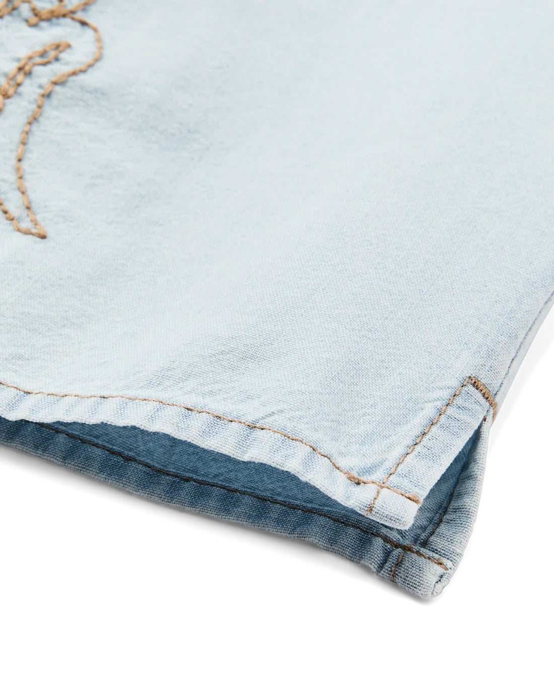 Women's S/S Embroidered Camp Shirt