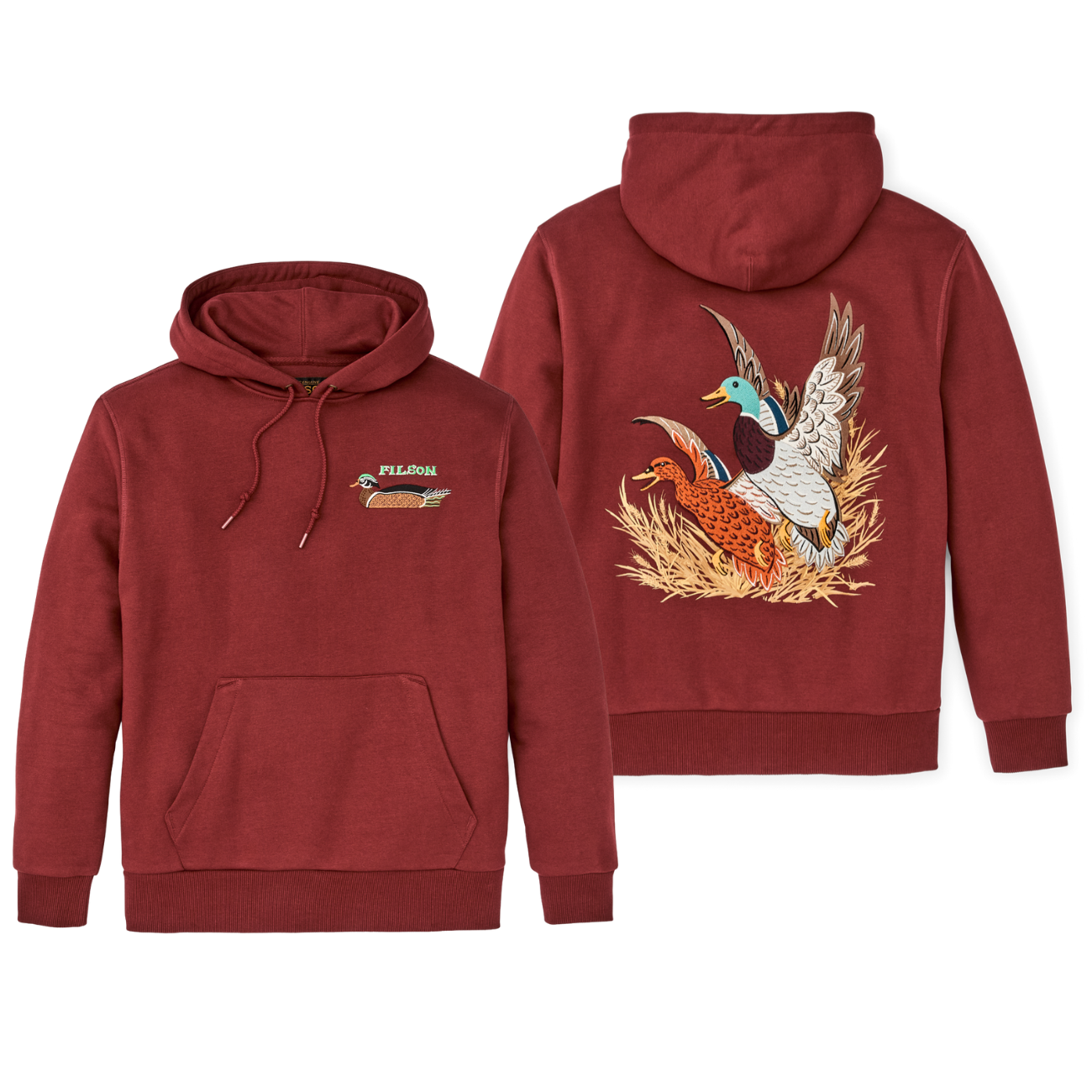 Ducks Embroidered Hoodie