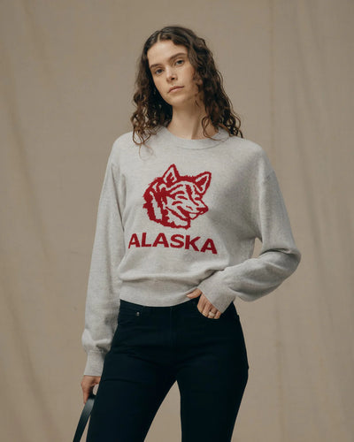 Women's Graphic Wool Sweater - Sale