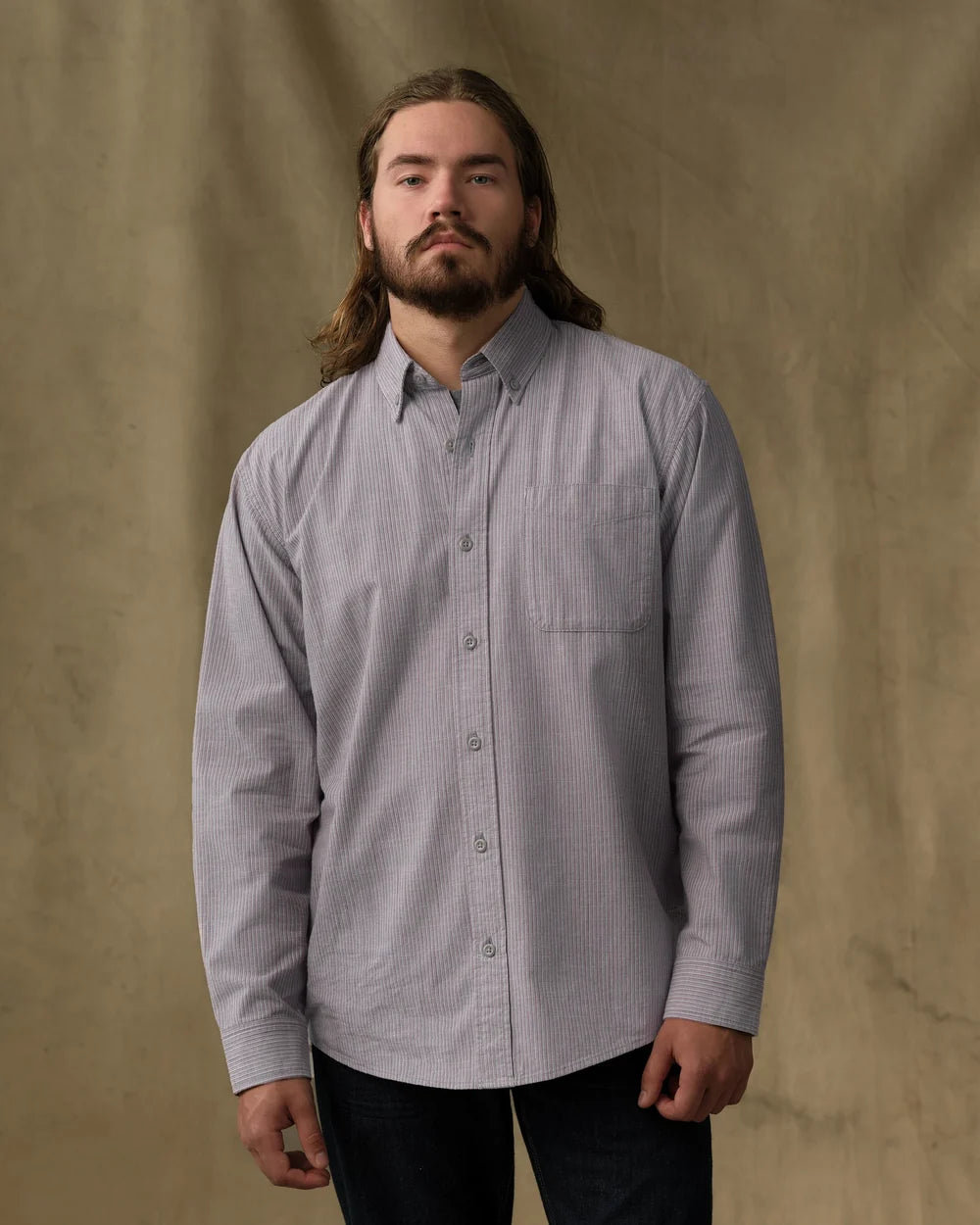 Chambray Button-Down Shirt