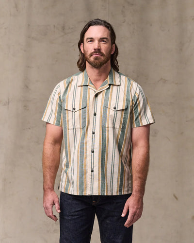 Short Sleeve Chambray Camp Shirt
