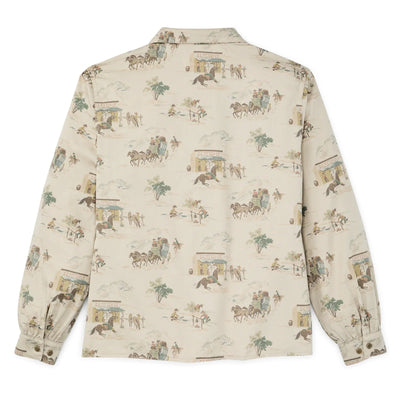 Women'S L/S Twill Camp Shirt