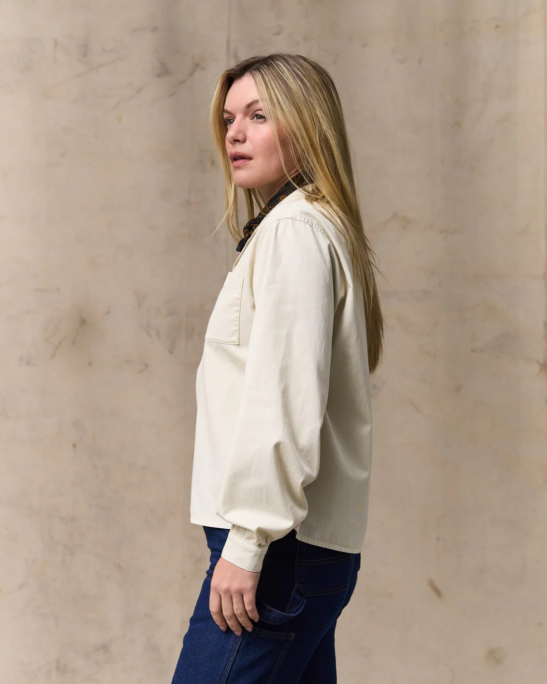 Women'S L/S Twill Camp Shirt