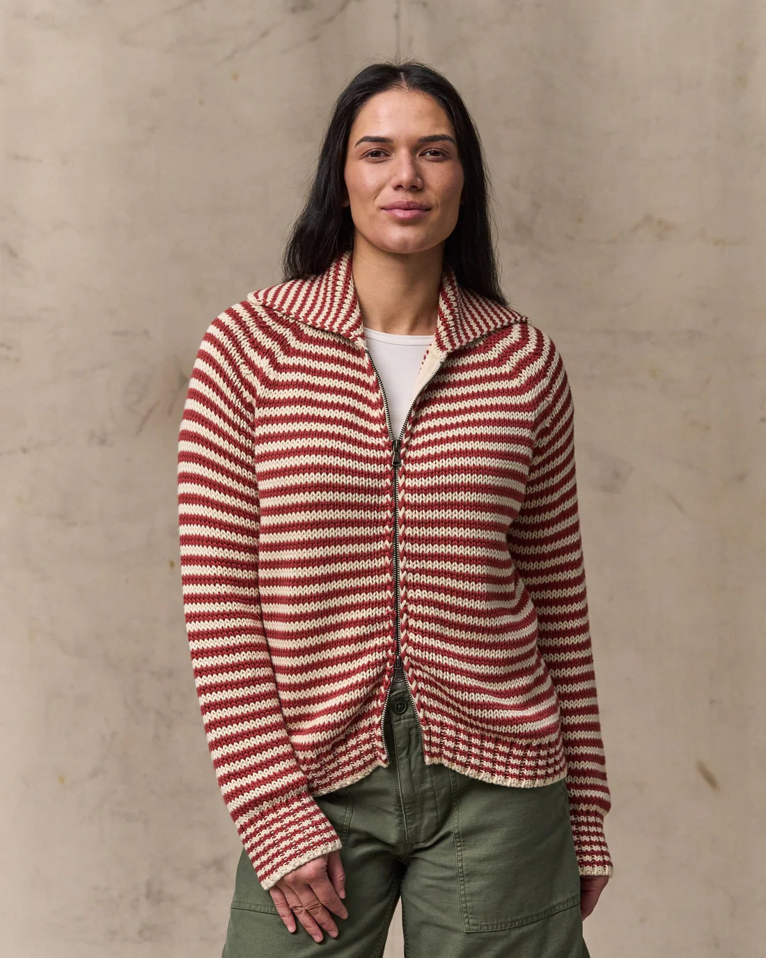 Women's Cotton Full-Zip Cardigan