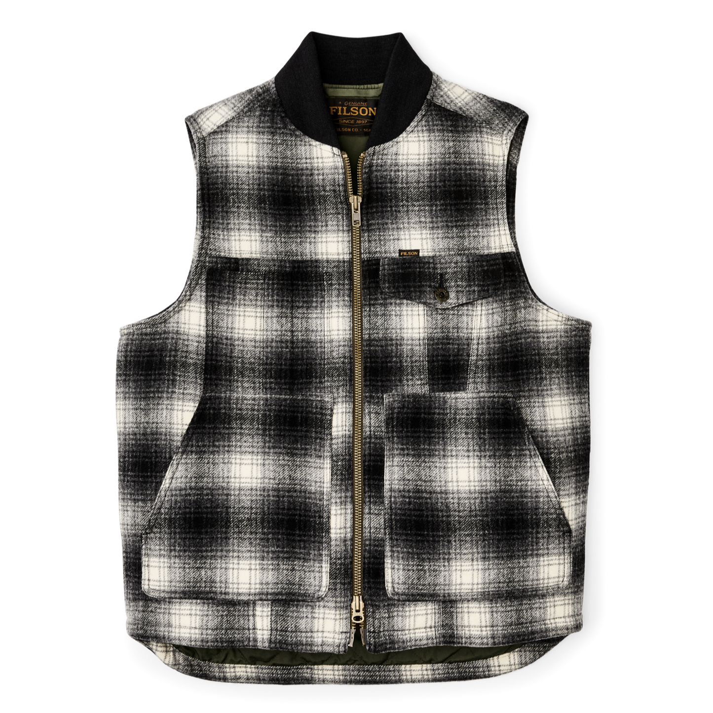 Insulated Wool Work Vest