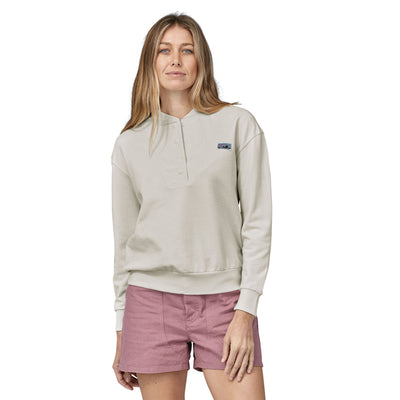 Women's Regenerative Organic Certified Cotton Essential Snap Sweatshirt - Sale