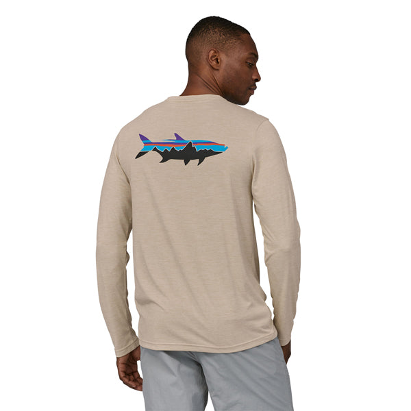 Men's L/S Cap Cool Daily Fish Graphic Shirt - Sale