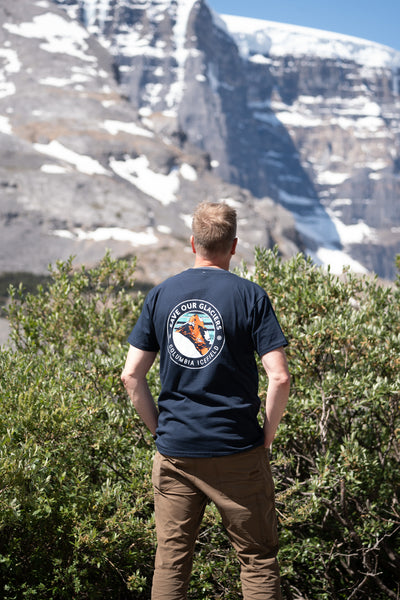 Save Glaciers Tee - Columbia Icefield
