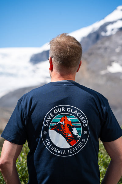 Save Glaciers Tee - Columbia Icefield