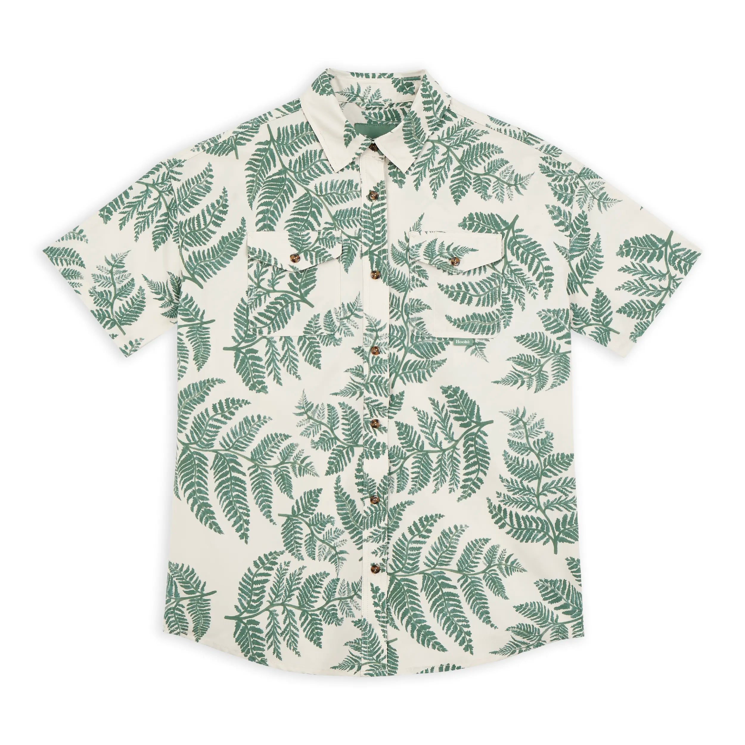 Women's Foliage Oversized Short Sleeve Shirt - sale