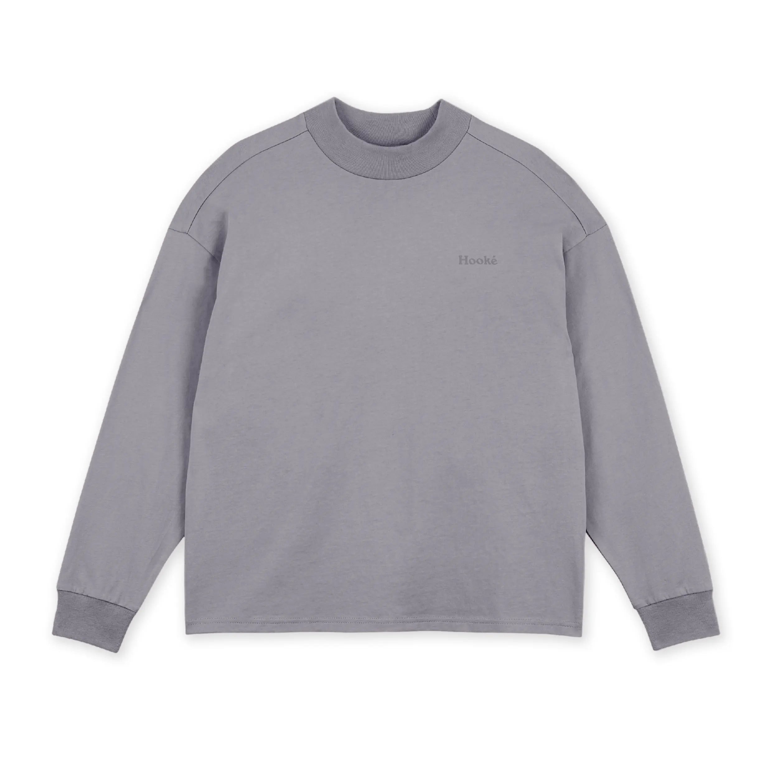 Women's Mock Neck Oversized Long Sleeve Tee - Sale