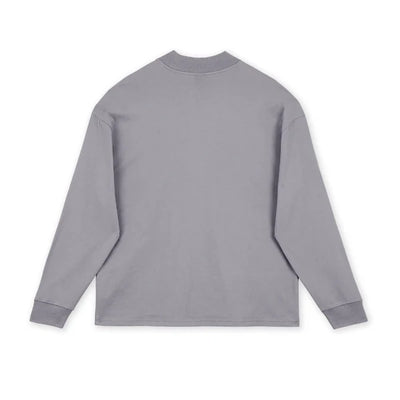 Women's Mock Neck Oversized Long Sleeve Tee - Sale