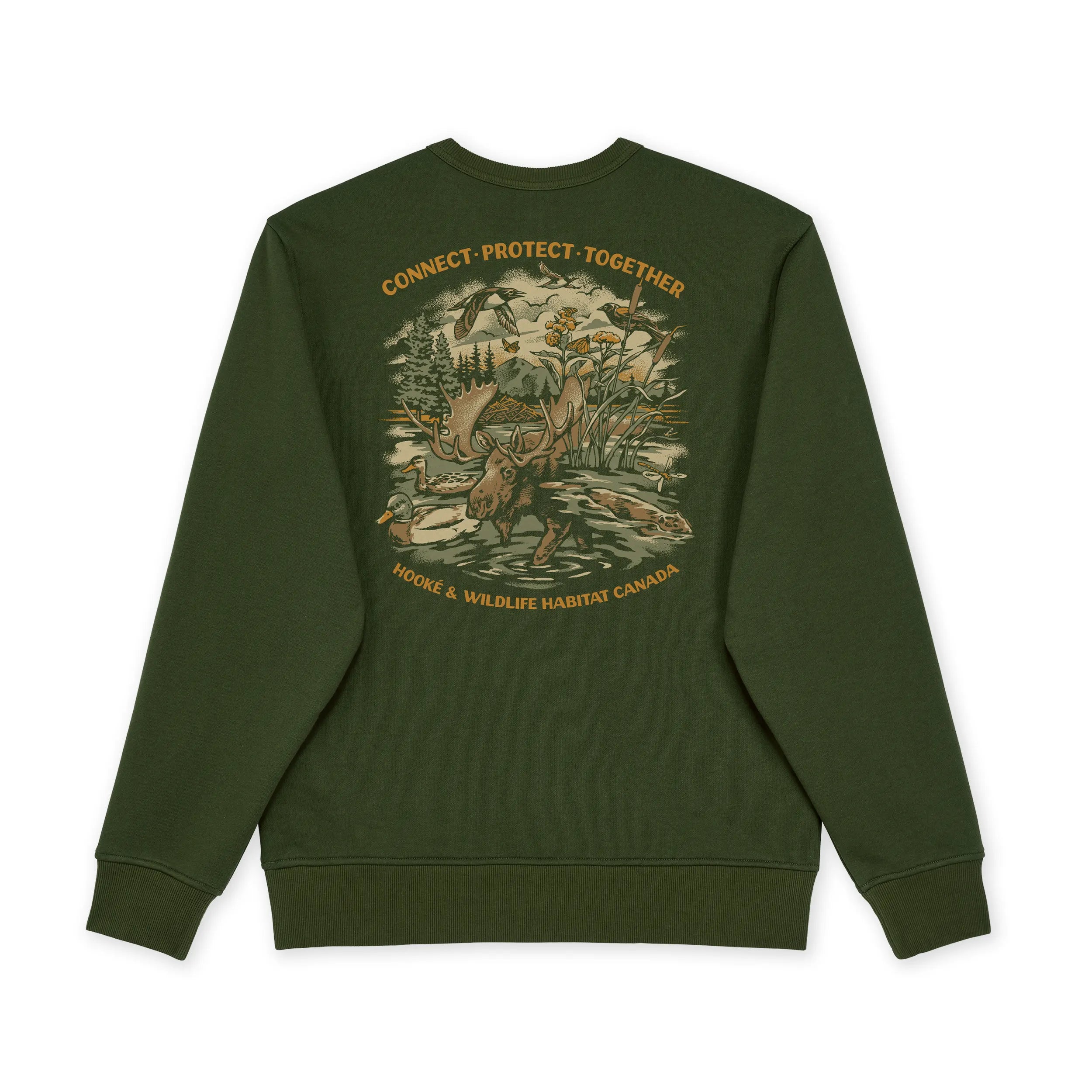 Men's Wildlife Habitat Canada Crewneck