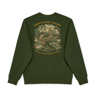Men's Wildlife Habitat Canada Crewneck