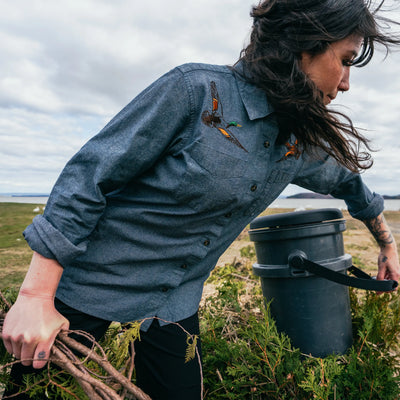 Women's Flying Ducks Chambray Shirt