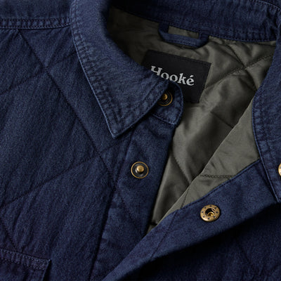 Men's Denim Quilted Jack Shirt