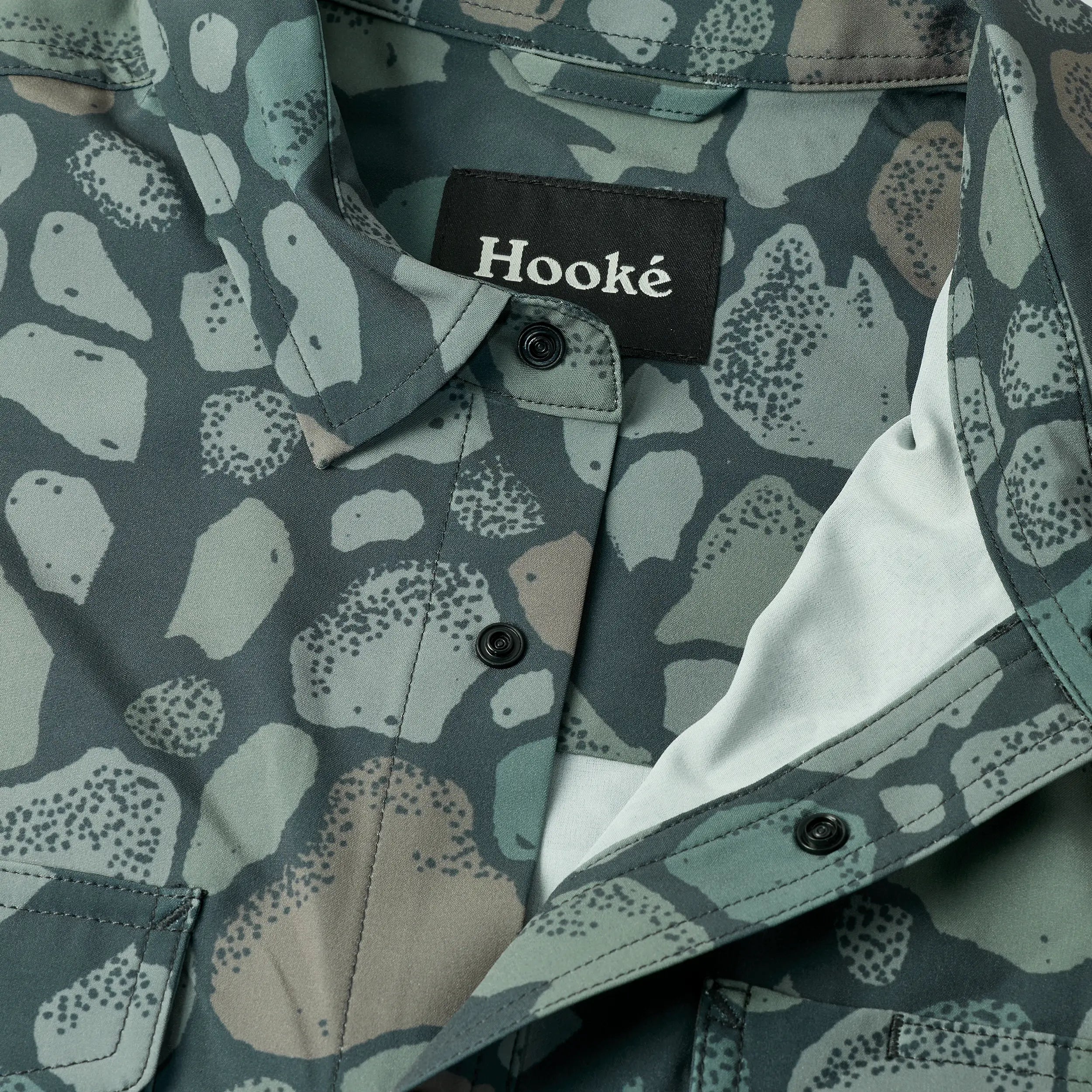 Men' River Camo Short Sleeve Shirt