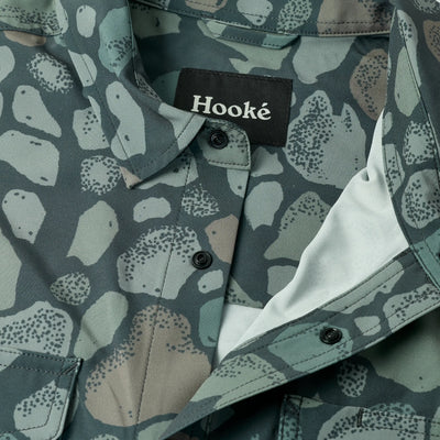 Men' River Camo Short Sleeve Shirt