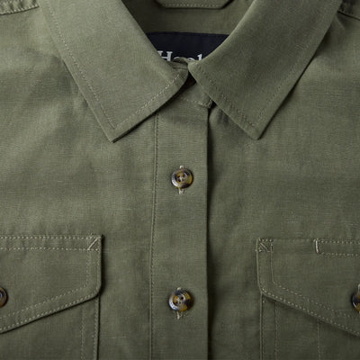 Women's Tencel Linen Short Sleeve Shirt