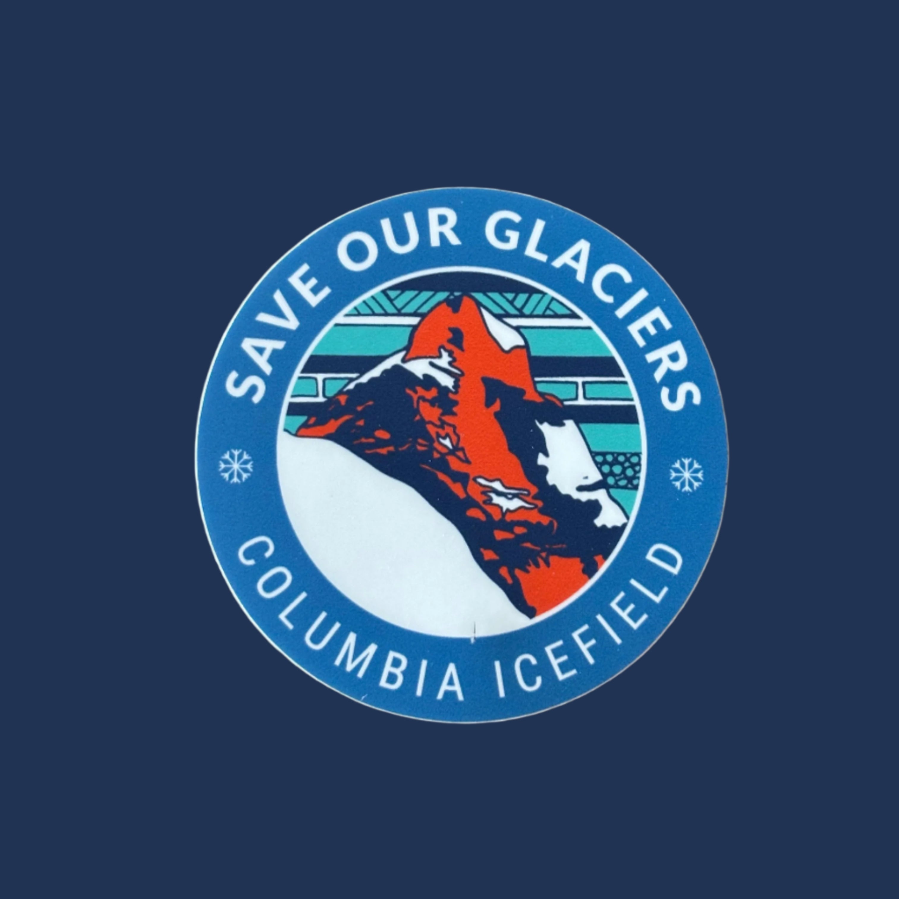 Guardians of the Ice Sticker - Columbia Icefield