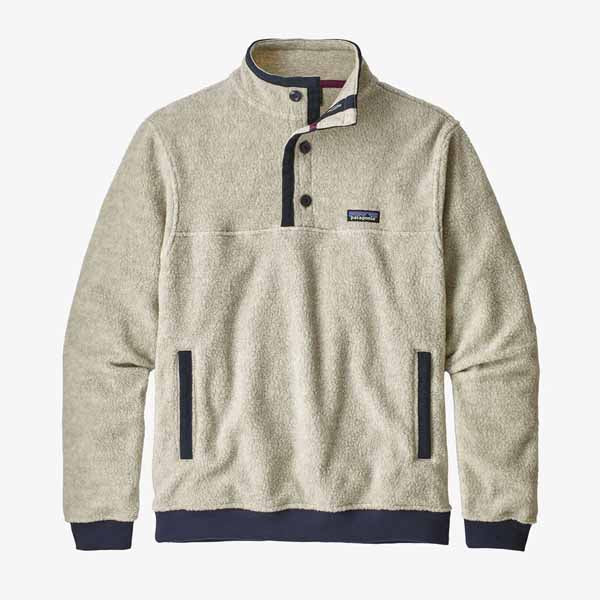 Men's Shearling Button Pullover - Sale