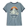 Patagonia Women's Chouinard Crest Ringer Responsibili-Tee