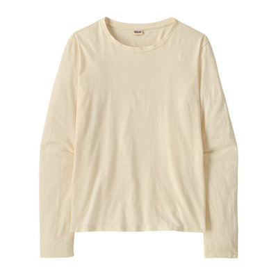 T-shirt à manches longues en coton Regenerative Organic Certified® pour femmes - Soldes