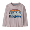 Patagonia Baby Long-Sleeved Fitz Roy Flurries T-Shirt