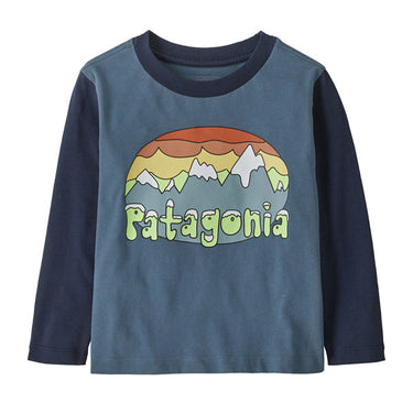 Patagonia Baby Long-Sleeved Fitz Roy Flurries T-Shirt