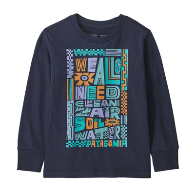 T-Shi graphique en coton certifié biologique régénérateur Baby L/S