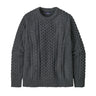 Patagonia Recycled Wool-Blend Cable-Knit Crewneck Sweater