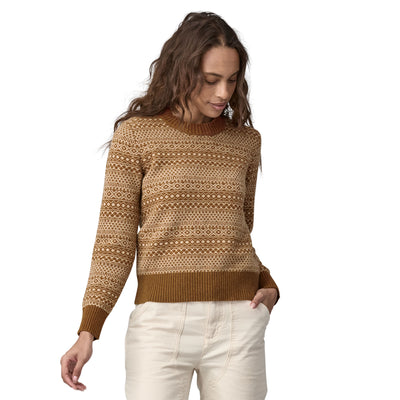 Pull ras du cou en laine mélangée recyclée pour femme - Soldes