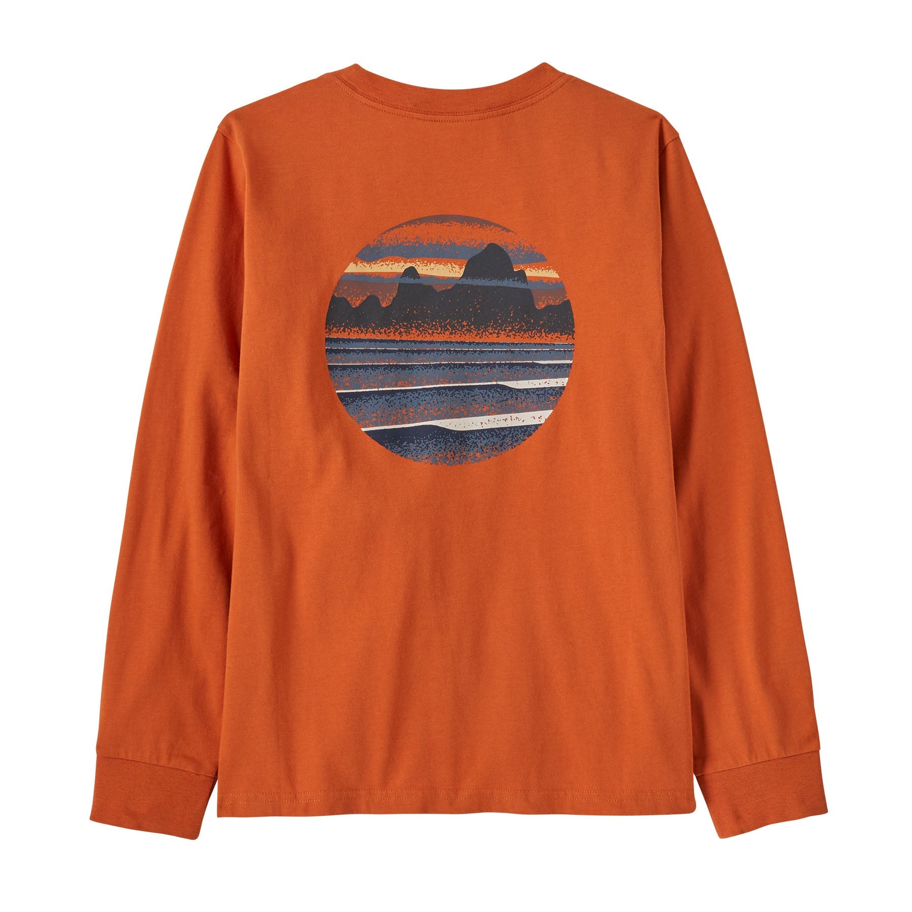 Kids' Long-Sleeved Skyline Stencil T-Shirt - Sale