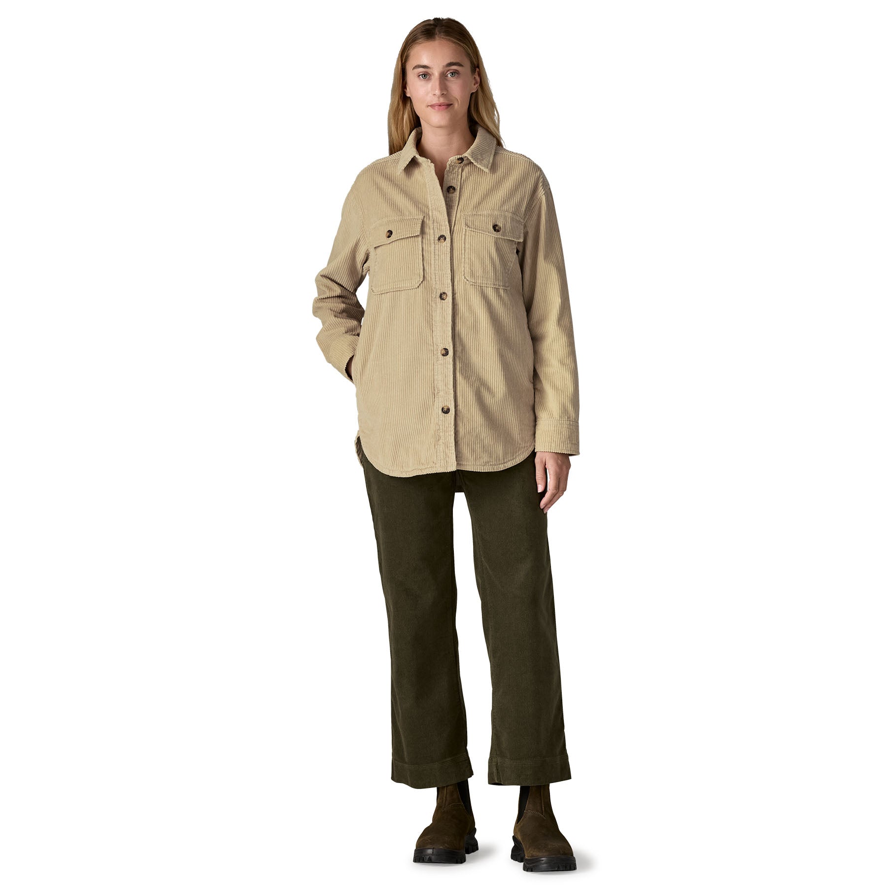 Women's Corduroy Overshirt Jacket