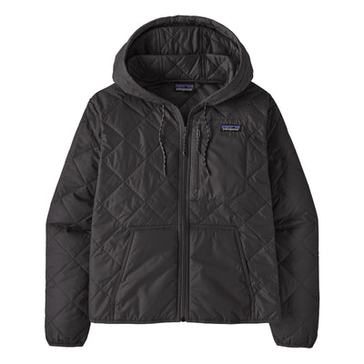Women's Diamond Quilted Bomber Hoody