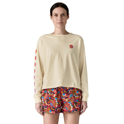 Women's Long-Sleeved Earth Flow Easy Cut Organic T-Shirt - Sale