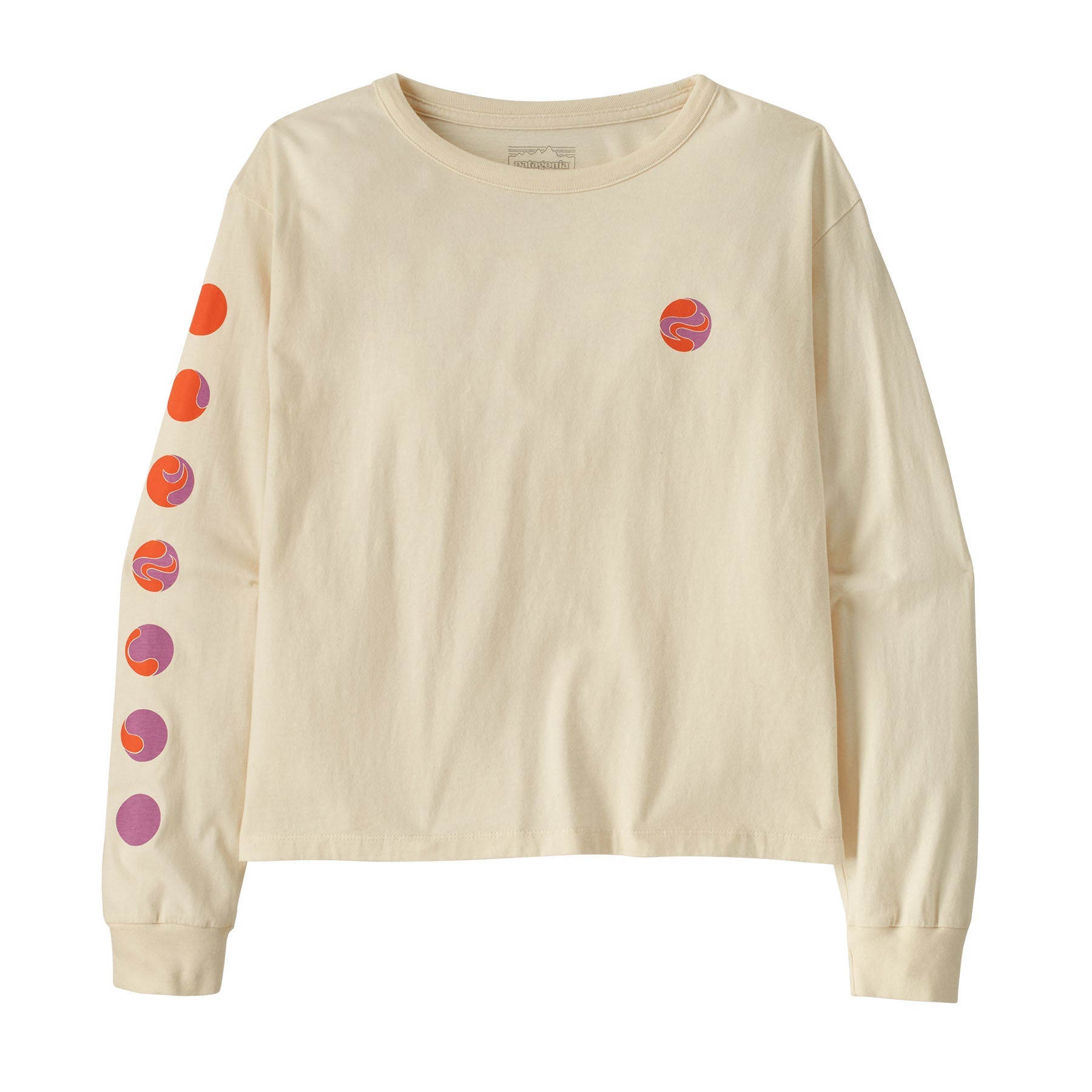 Women's Long-Sleeved Earth Flow Easy Cut Organic T-Shirt - Sale
