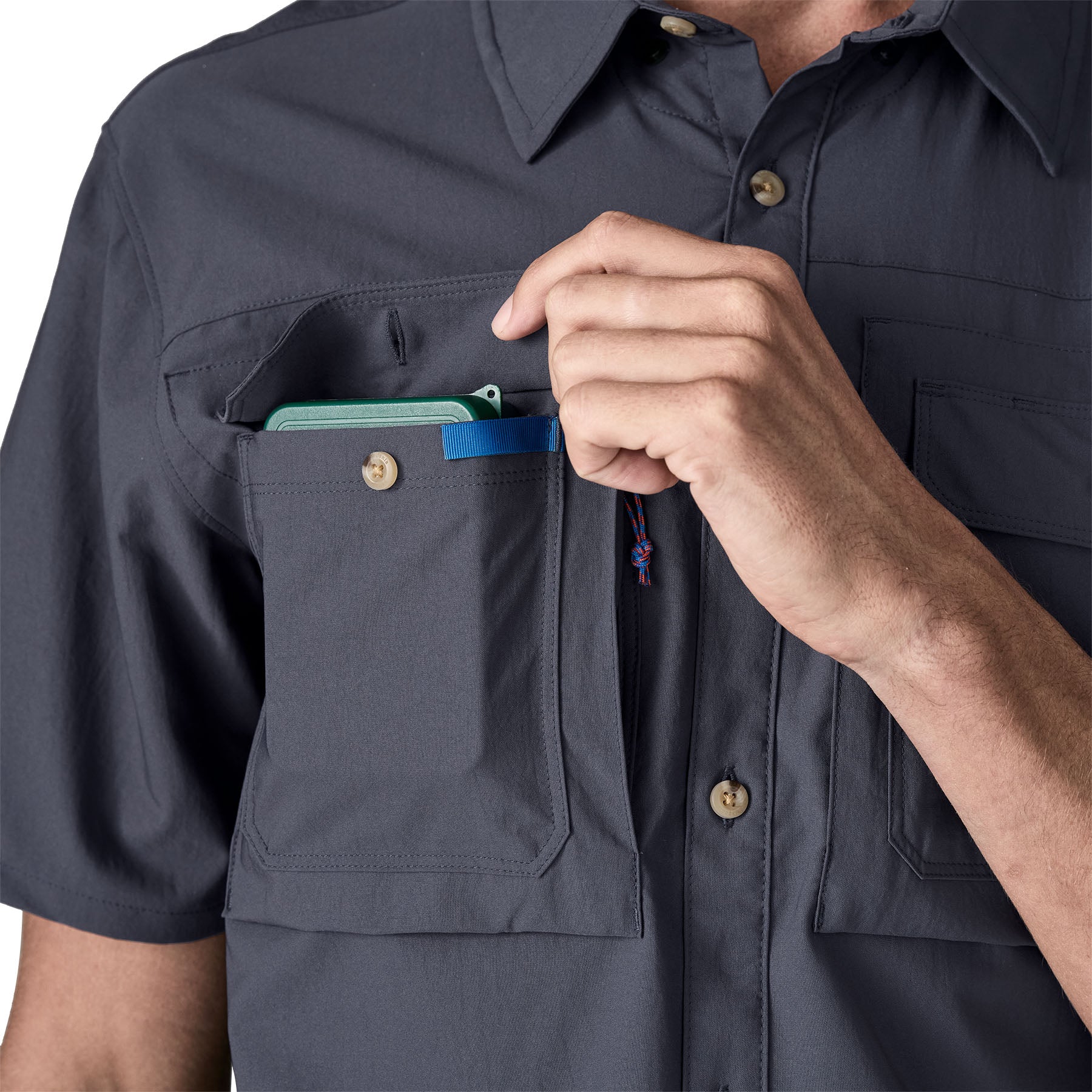 Men's Short-Sleeved Self-Guided Sun Shirt - Sale