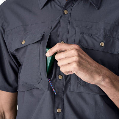 Men's Short-Sleeved Self-Guided Sun Shirt - Sale