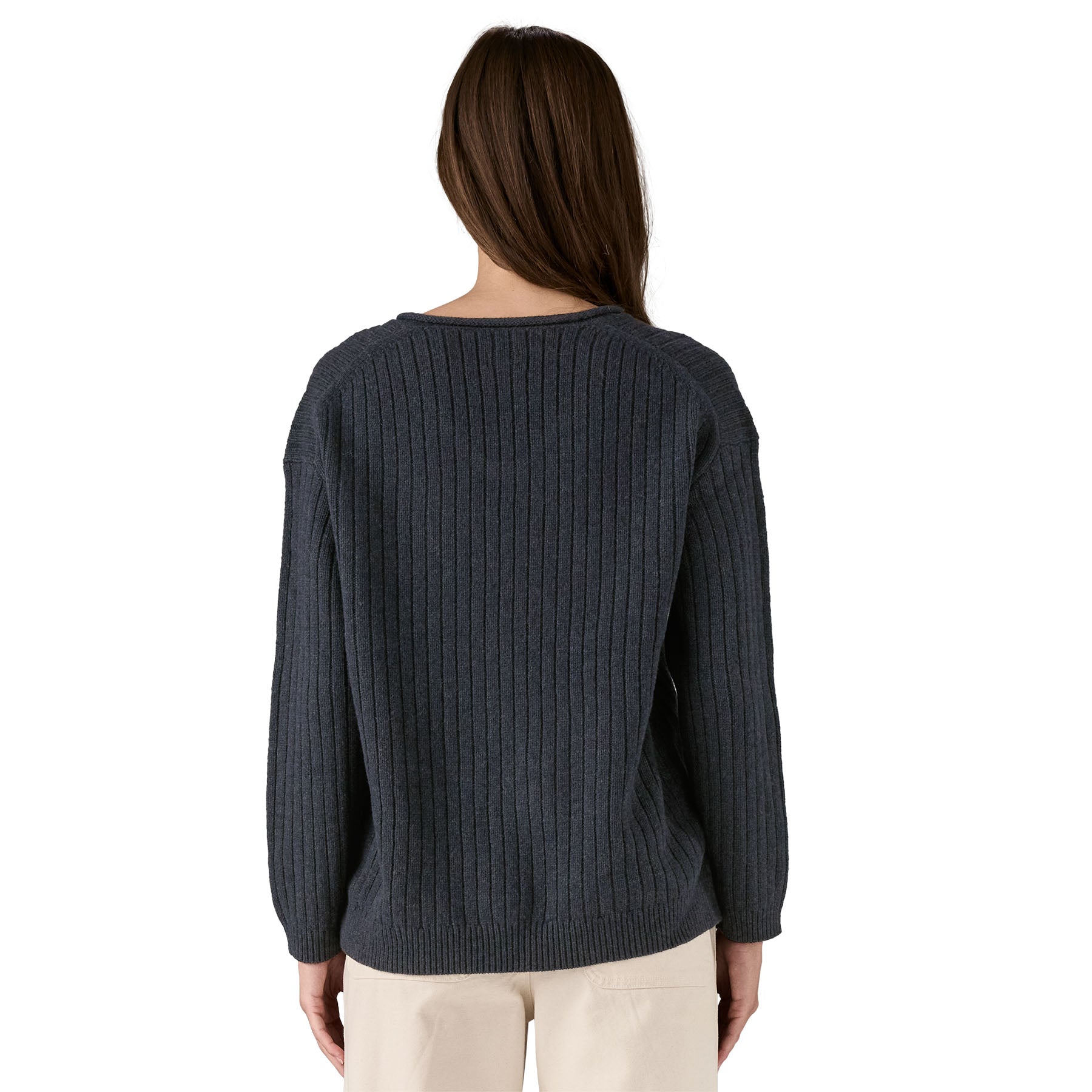 Women's Recycled Wool V-Neck Sweater - Sale