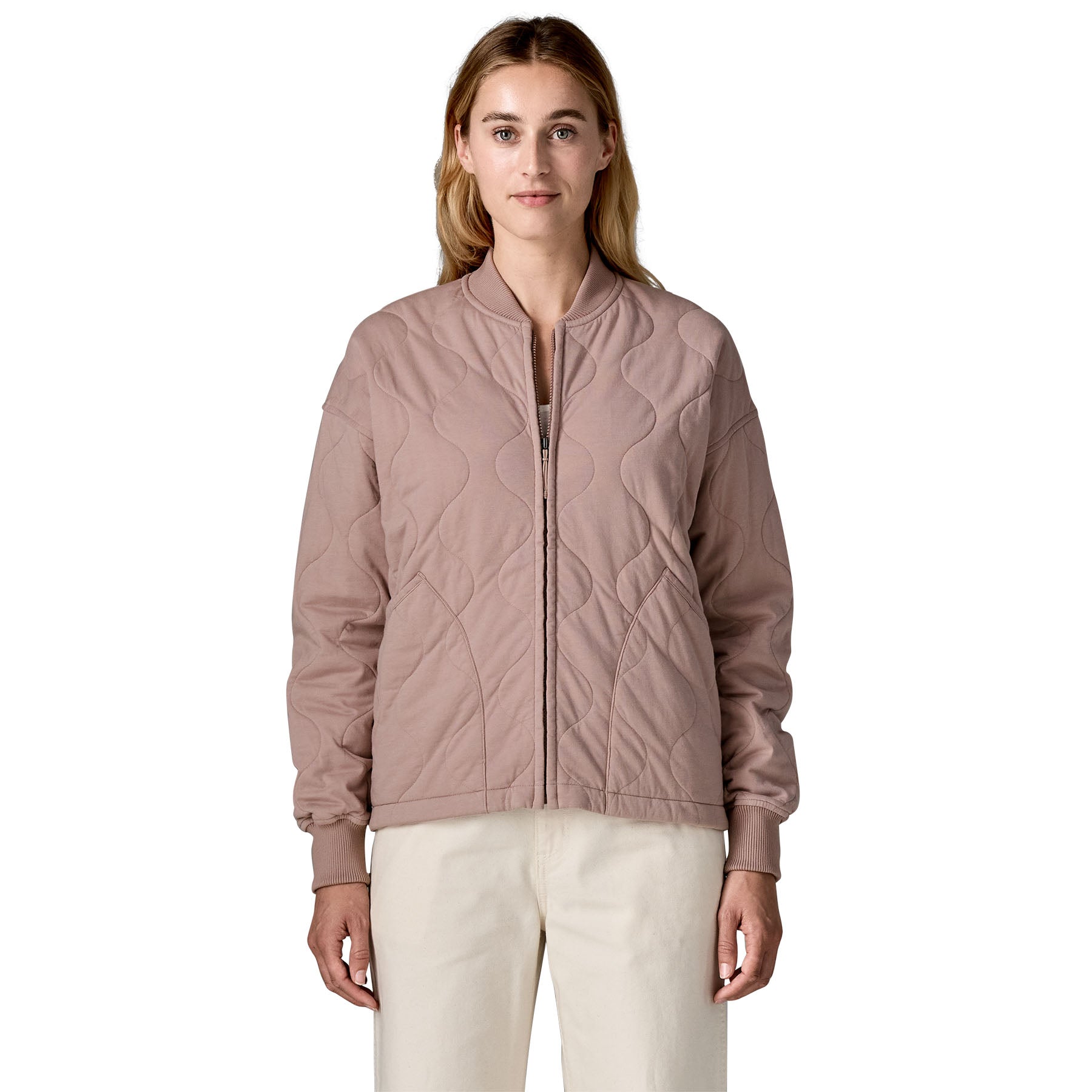 Women's Daily Quilted Bomber Jacket