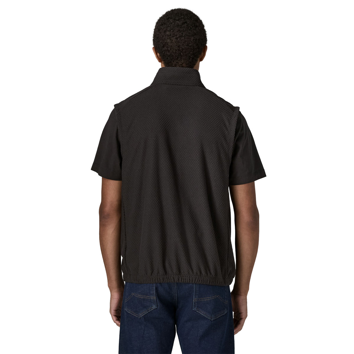 Men’s Textured Fleece Vest