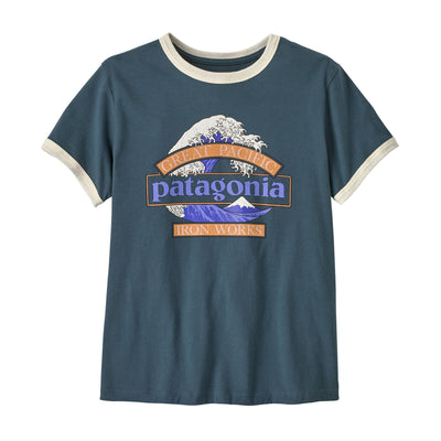 Women’s Great Waves Ringer Tee