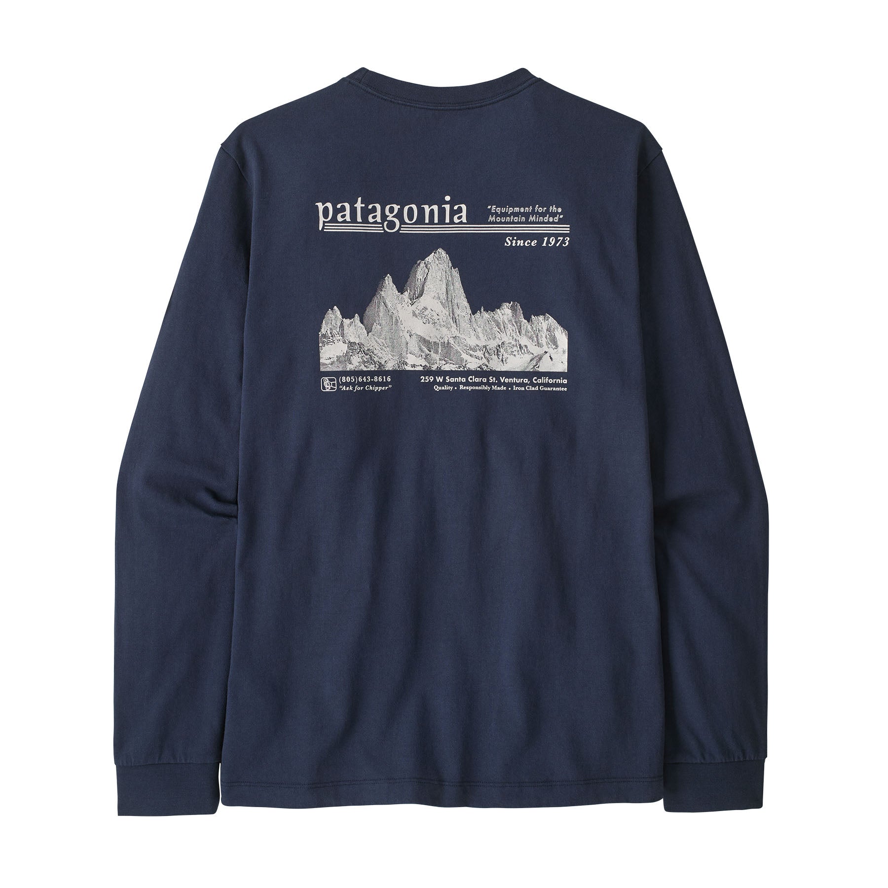 Men's Long Sleeved Midweight Hut Tripper Skyline T-Shirt