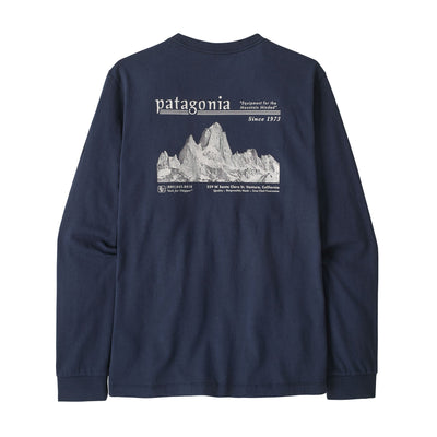 Men's Long Sleeved Midweight Hut Tripper Skyline T-Shirt