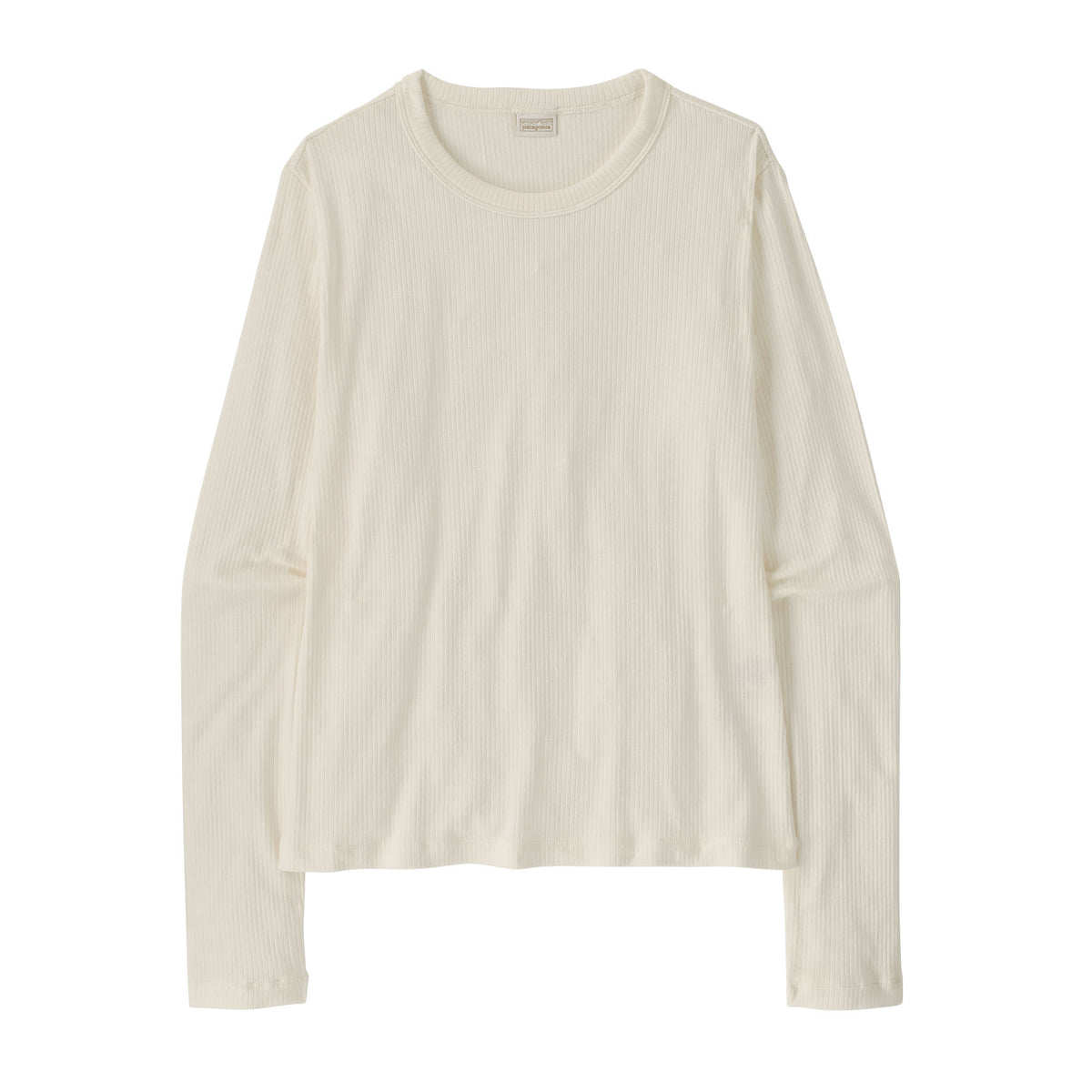 Women's Long Sleeved Rib Knit Top