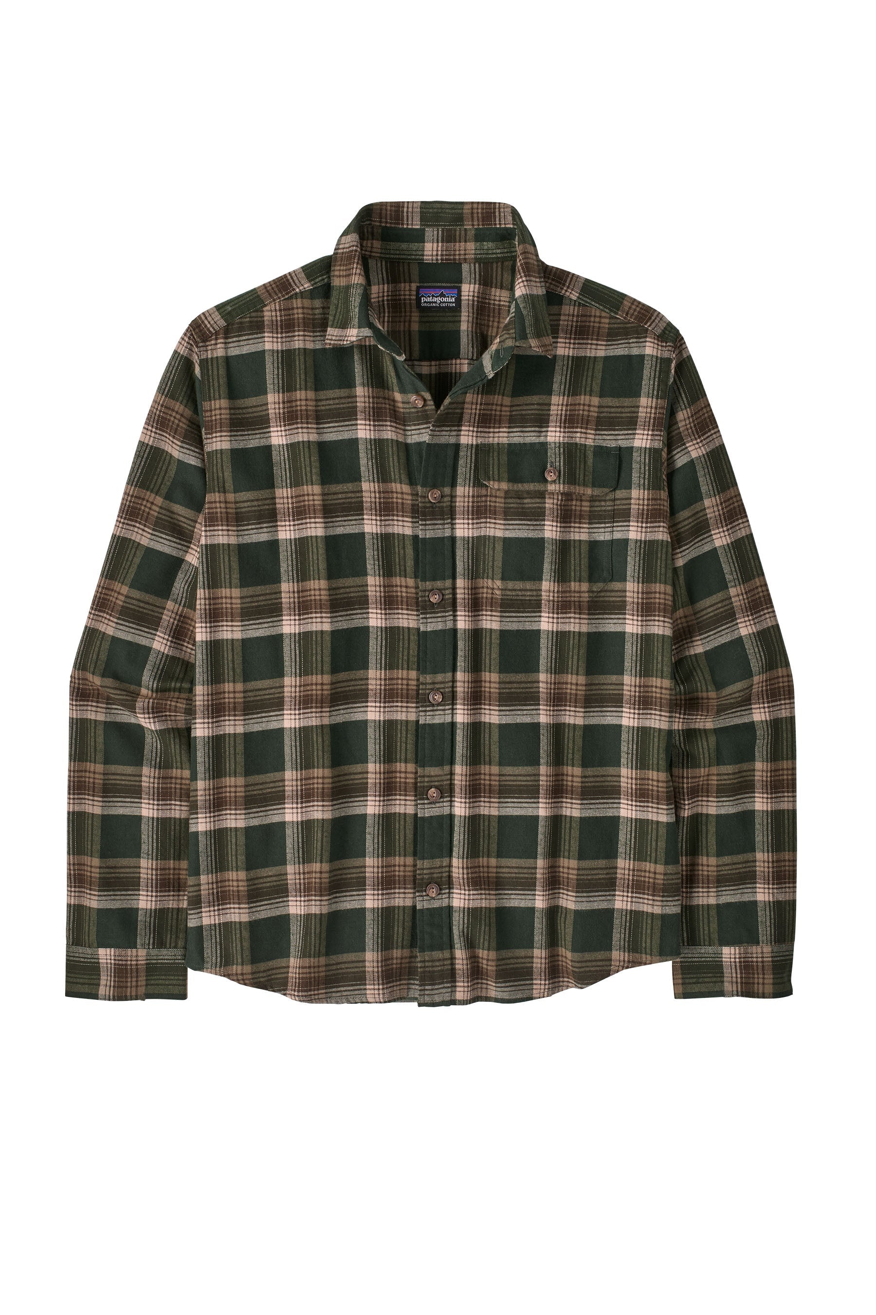 Men's Long-Sleeved Lightweight Fjord Flannel Shirt